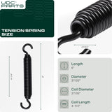  Stars-deals 08300507 Tension Spring / Replaces OEM no. 08300728 Ariens 815034 888305 888306 888308 Lawn Mower