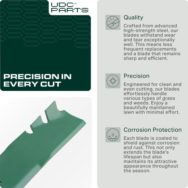  Stars-deals 116-6358-03 Gator Blades 30 Inch / 2 Pack / Fits Exmark, Toro TimeMaster TurfMaster Replaces OEM no.120-9500-03