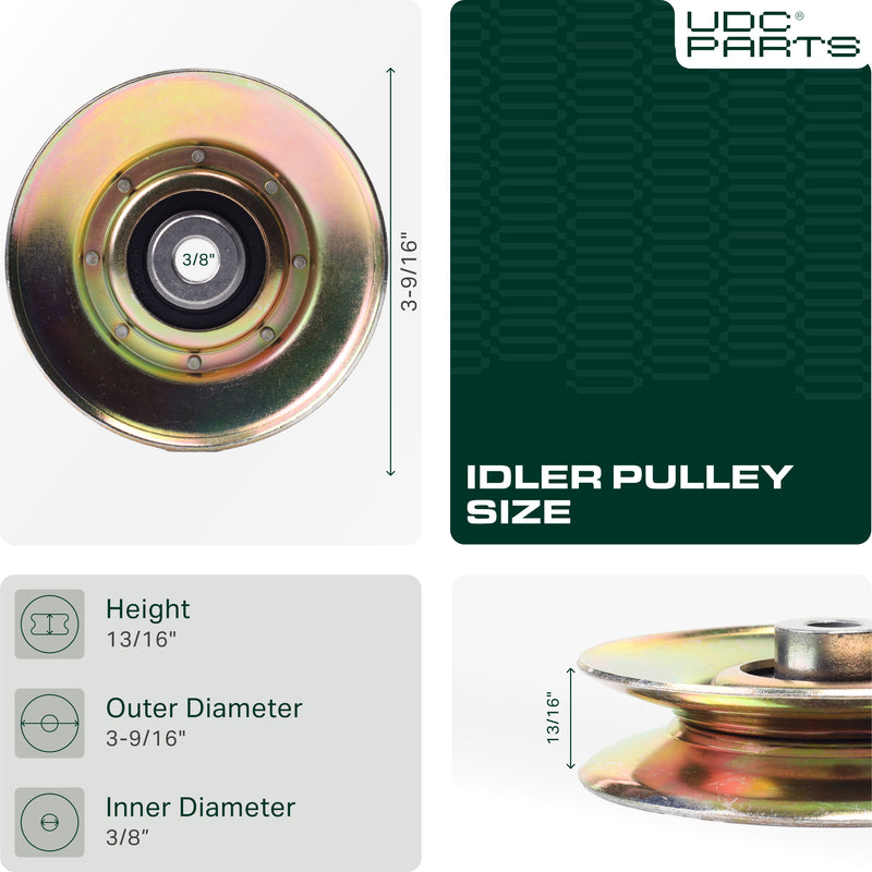  Stars-deals 127783 Idler Pulley / Replaces OEM Part for AYP Husqvarna 127783 139245 532139245 532127783 532139245