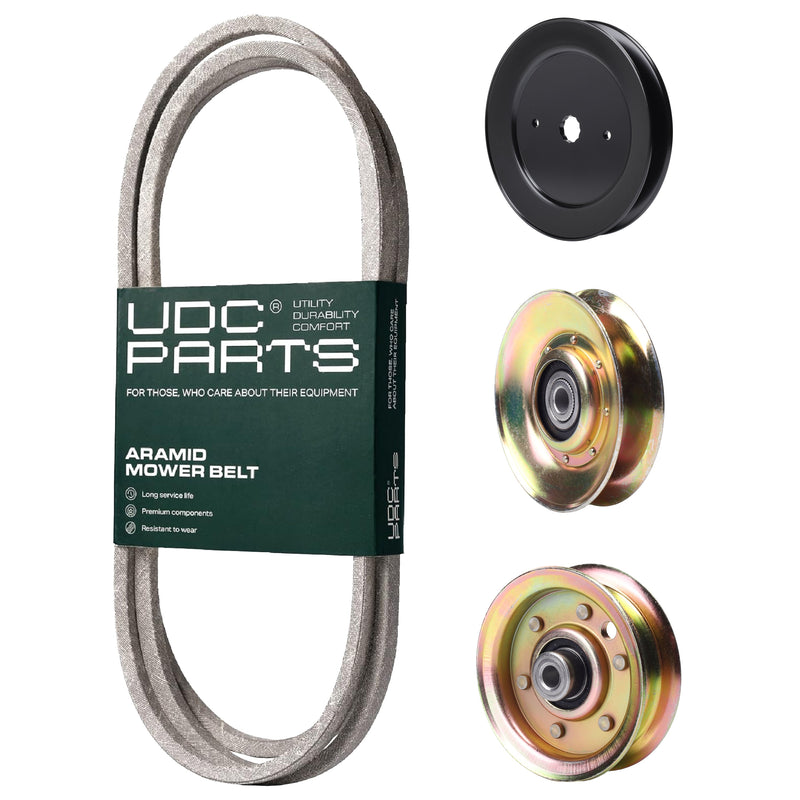  Stars-deals Mower Kit / Belt 140294 + Pulley 127783 + Pulley 129861 + Pulley 173437 / Fits Lazer LZ165107H