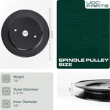  Stars-deals 532129861 Idler Pulley / 42 48 54 inch deck / for Craftsman Husqvarna Poulan 129861 153535 173436 177865 532173436 532153535