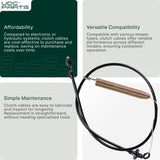  Stars-deals 175067 Deck Clutch Cable for 42 inch Craftsman LT1000 LT2000 DLT 3000 Husqvarna AYP Poulan Jonsered Ariens Ryobi 169676 532169676 532175067 532193235 21547197 Lawn Tractors