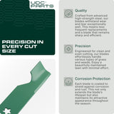  Stars-deals Notched Mower Blades for Husqvarna 54 Inch 532187256 Z254 YTH2454 LGT2554 LGT2654 RZ5424 YTH24V54 / Fits Craftsman Poulan Replaces OEM no. 187256 187254/3 Pack High Lift