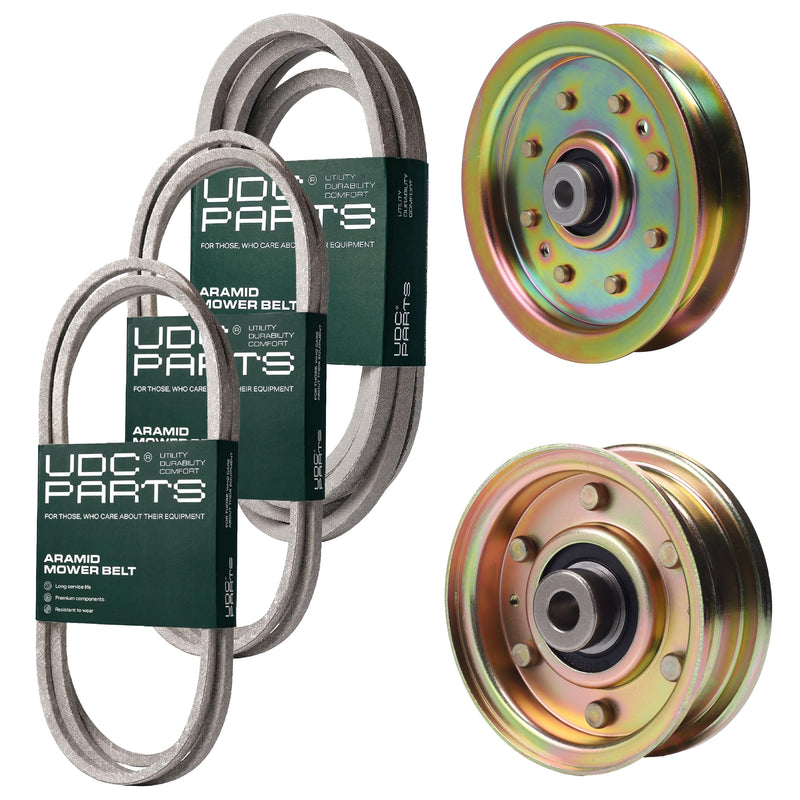  Stars-deals Mower Kit / Belt 754-04060 + Belt 754-04240 + Belt 954-04207 + Pulley 756-04224 + Pulley 956-04129 / Fits Craftsman PYT9000