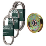  Stars-deals Mower Kit / Belt 754-04060 + Belt 754-04240 + Belt 954-04207 + Pulley 956-04129 / Fits Craftsman PYT9000