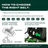  Stars-deals 1-633127 Deck Belt for Exmark Lazer Z 60 Inch 633127 1-633127-SL AS X E S XS XP DS Series/Aramid Cord / 146.17 inches