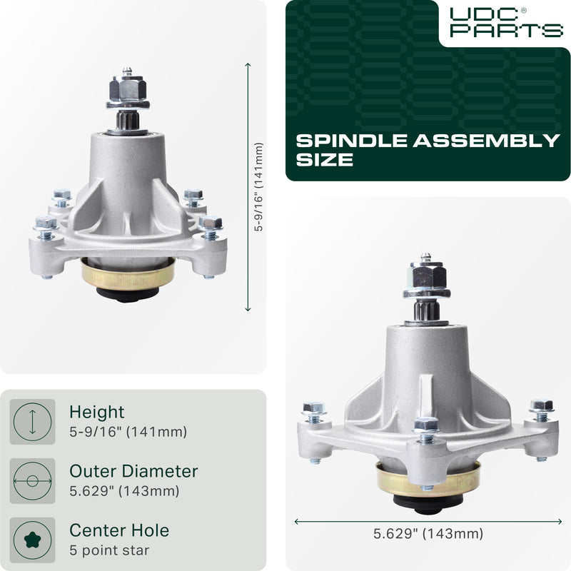  Stars-deals 532174356 Spindle Assembly / 48 inch deck / for AYP 174356 174358 Husqvarna 587125201 532174358