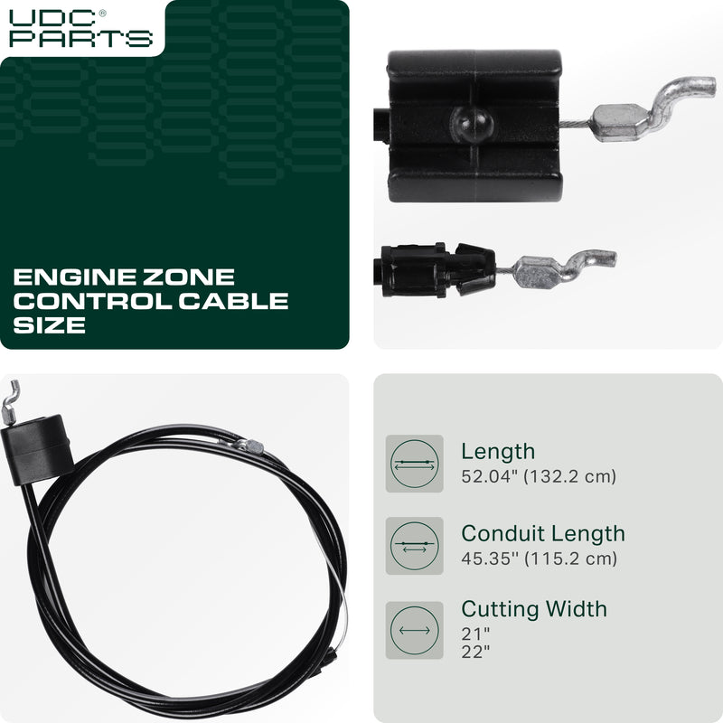 Stars-deals 532176556 Engine Zone Control Cable for Husqvarna Craftsman Poulan Roper Weed Eater 176556 162778 163799 176577 180817 532176577 Lawn Mowers