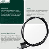  Stars-deals 532176556 Engine Zone Control Cable for Husqvarna Craftsman Poulan Roper Weed Eater 176556 162778 163799 176577 180817 532176577 Lawn Mowers