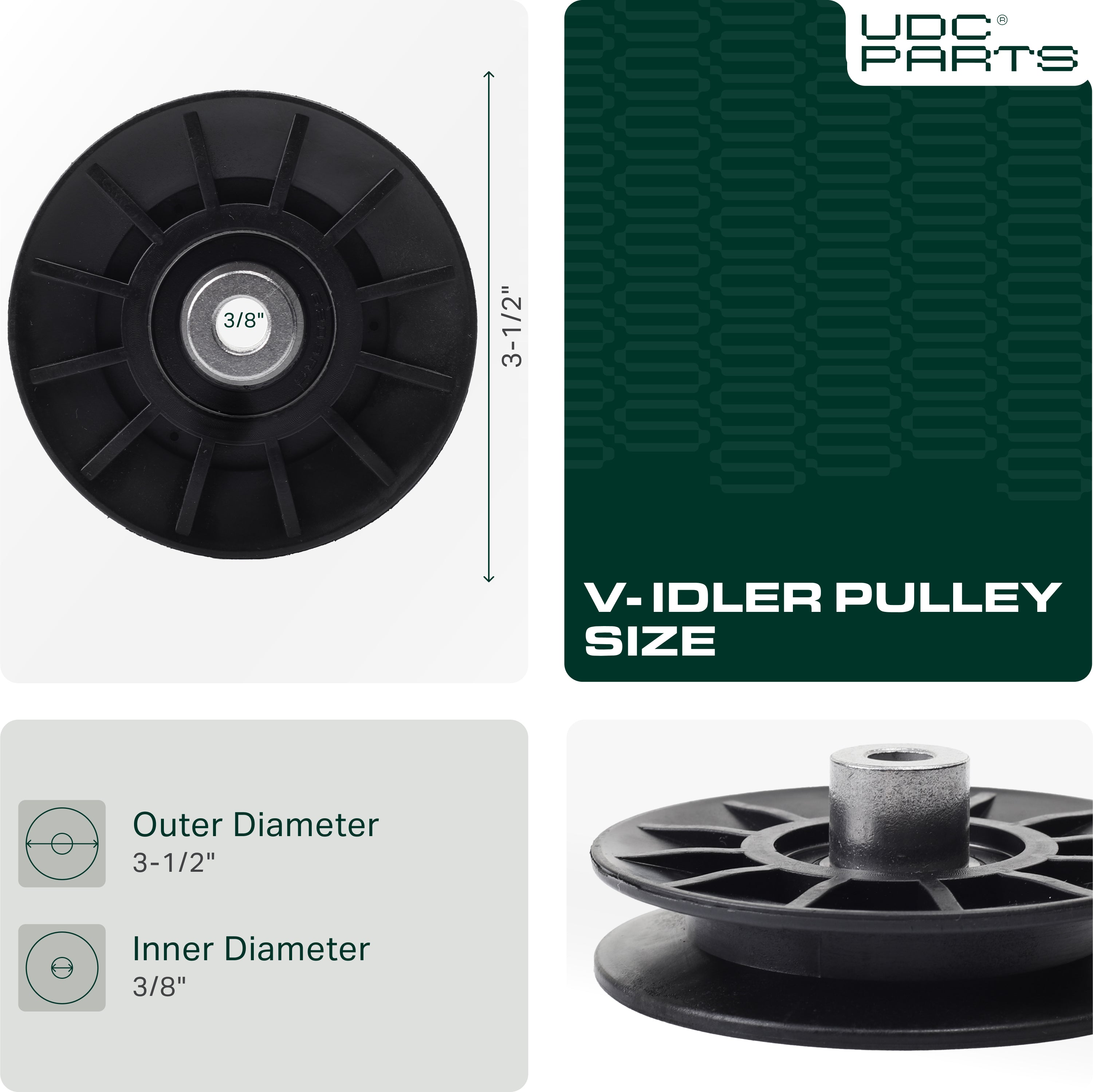 Mower Pulleys -  Stars-deals 532194326 Idler Pulley for Poulan Husqvarna Craftsman 194326 194327 CT126 CT154 CTH126 CTH164T