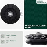  Stars-deals 532194326 Idler Pulley for Poulan Husqvarna Craftsman 194326 194327 CT126 CT154 CTH126 CTH164T