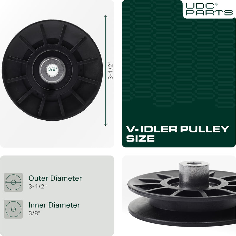  Stars-deals 532194326 Idler Pulley for Poulan Husqvarna Craftsman 194326 194327 CT126 CT154 CTH126 CTH164T