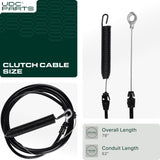  Stars-deals 532435110 Clutch Control Cable for 46 inch Husqvarna AYP Craftsman 435110 408319 532408319 Lawn Mowers