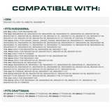  Stars-deals 532435110 Clutch Control Cable for 46 inch Husqvarna AYP Craftsman 435110 408319 532408319 Lawn Mowers