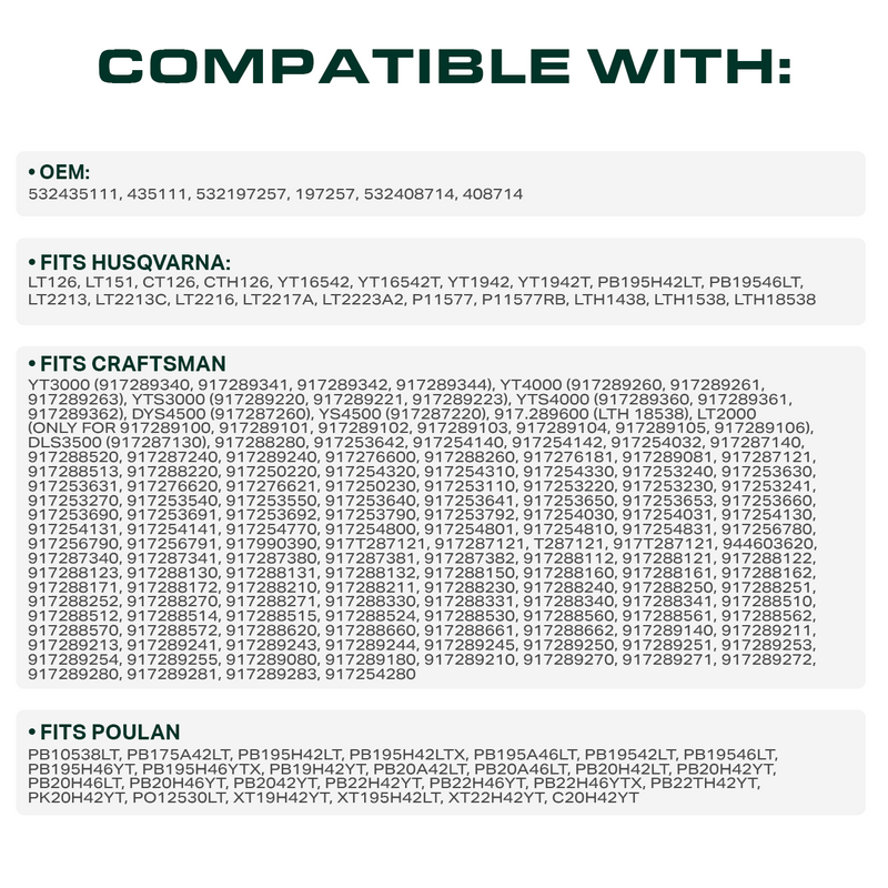  Stars-deals 532435111 Clutch Cable for 42 inch AYP Husqvarna Craftsman Poulan Ariens 532197257 532408714 197257 435111 YT3000 YT4000 YTS 4000 3000 DYS4500 DY4500 Lawn Mowers