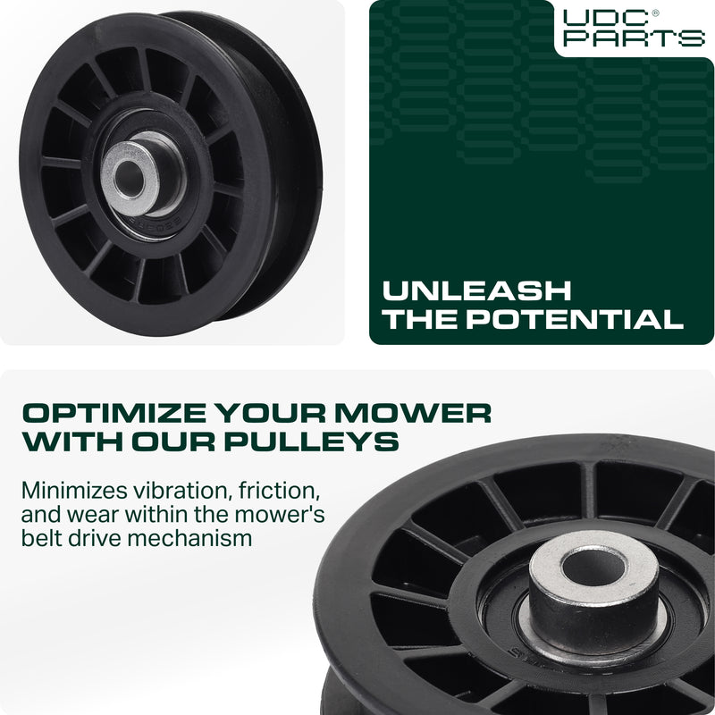  Stars-deals 539110311 Idler Pulley for Husqvarna Craftsman and Poulan Mower 14259 607163 MZ6125 RZ3016 RZ4219 RZ4619