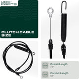  Stars-deals 584243501 Clutch Cable for 58 inch Husqvarna Craftsman Poulan Ariens LTH152 TS142 YTA 22V46 YTH 18K46 YTH 18542 YTH 2146 PO15542LT