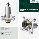  Stars-deals 587253301 187292  Spindle Assembly / 42 46 48 54 inch decks / for AYP 192870 532187281 532187292 532192870 539112057 587125401