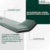  Stars-deals Low Lift Blades 601124 54 Inch / Fits Hustler Replaces OEM no. 797696 797704 601013 602416 797712 / 3 Pack