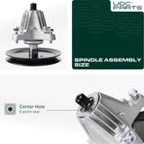  Stars-deals 918-06976A Spindle Assembly / 42 inch deck / for MTD Cub Cadet 618-06976 918-06976 918-06976A LT42 LT42C LX42 XT1-LT42