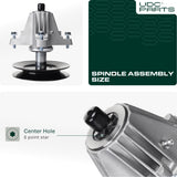  Stars-deals 618-06978 Spindle Assembly / 54 inch deck / for MTD 918-06978 Cub Cadet RZT-S54 Troy-Bilt Craftsman TB2454 T8400 G8400 Z6660