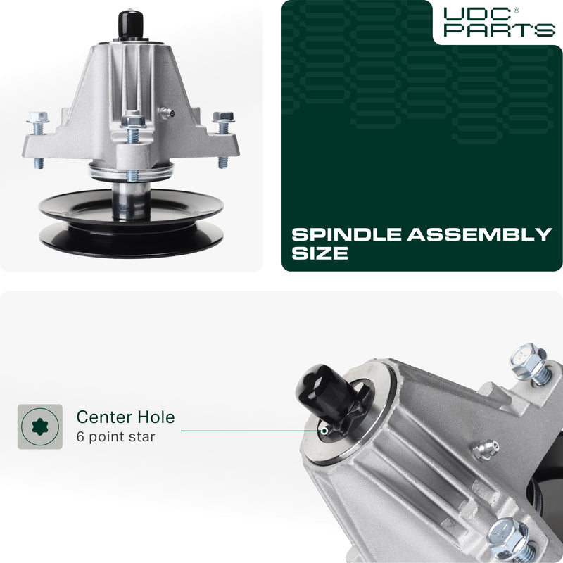  Stars-deals 618-06981 Spindle Assembly / 50 inch deck / for MTD 918-06981 Cub Cadet Columbia Troy Bilt XT1-LT50 XT2-LX50 TB2350