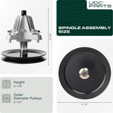  Stars-deals 618-06989 Spindle Assembly / 46 inch deck/ for MTD Troy-Bilt 918-06989 T1500 T1600 LT 4600 CLT46CVT