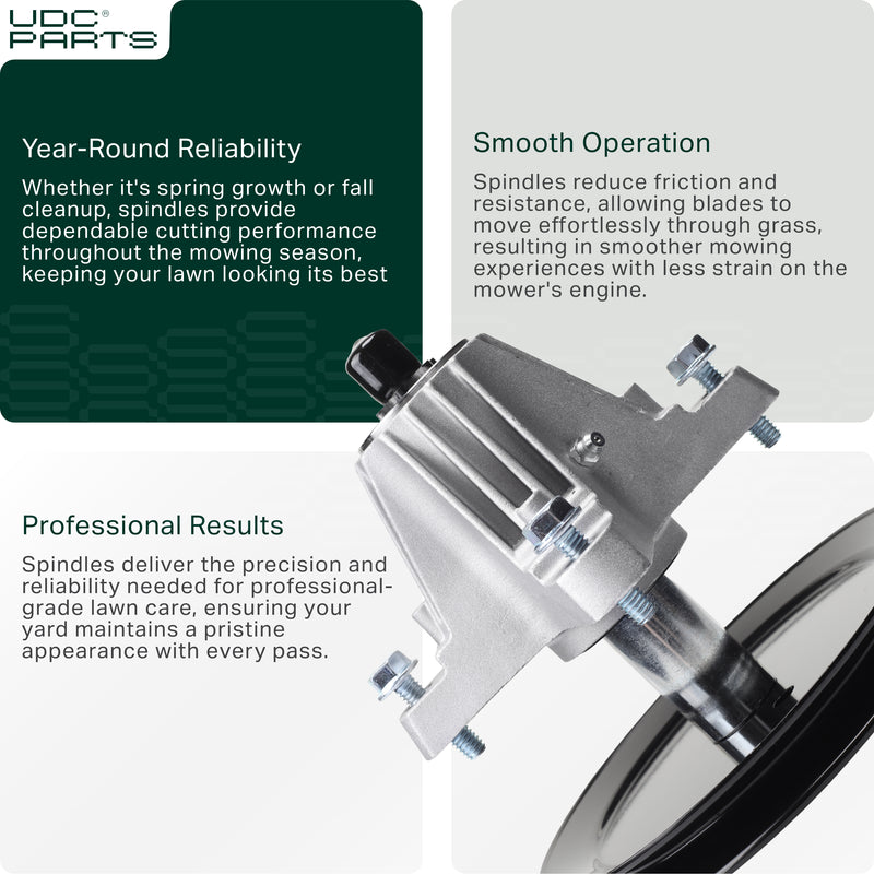  Stars-deals 618-06989 Spindle Assembly / 46 inch deck/ for MTD Troy-Bilt 918-06989 T1500 T1600 LT 4600 CLT46CVT