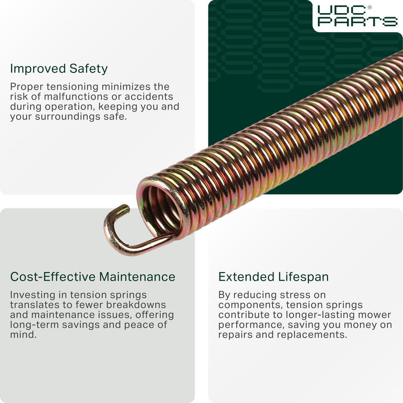  Stars-deals 732-0459C Tension Spring / 2 pcs / for MTD Cub Cadet 732-0459 732-0459B 932-0459 LTX1040 LT-1024 LGTX-1050 Yard Machine 136E470F000