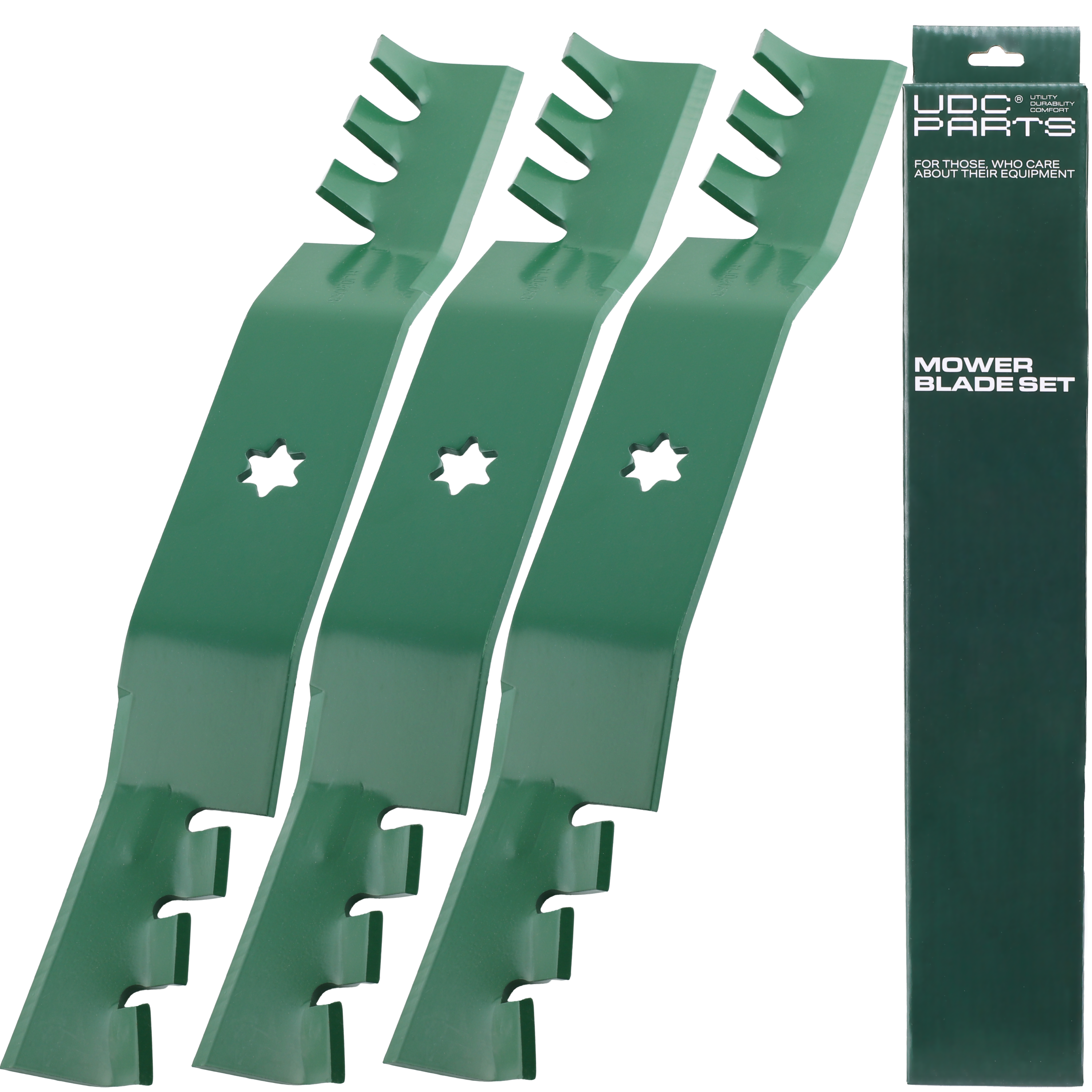 Aftermarket Cub Cadet Push Mower Parts -  Stars-deals 50 Inch Mower Blades for Cub Cadet 942-04053C 6 Point Star RZT50 LTX1050 LT1050 i1050 RZT S50 Troy Bilt 50