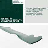  Stars-deals Mulching Blades 21 Inch for Troy Bilt 942-0741A TB130 TB240 TB160 TB115 Craftsman M230 M250 MTD Cub Cadet Yard Machines / Replaces OEM no. 742-0741 742-0741A 942-0741 CMXGZAM100067 / 2 Pack