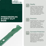  Stars-deals Mulching Blades 21 Inch for Troy Bilt 942-0741A TB130 TB240 TB160 TB115 Craftsman M230 M250 MTD Cub Cadet Yard Machines / Replaces OEM no. 742-0741 742-0741A 942-0741 CMXGZAM100067 / 2 Pack