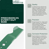  Stars-deals 742-0677 High Lift Blades 54 Inch / 3 Pack / Fits MTD, Cub Cadet, Troy Bilt, Craftsman Replaces OEM no. 942-0677 742-0677B 742-0677A 942-0677A 942-0677B