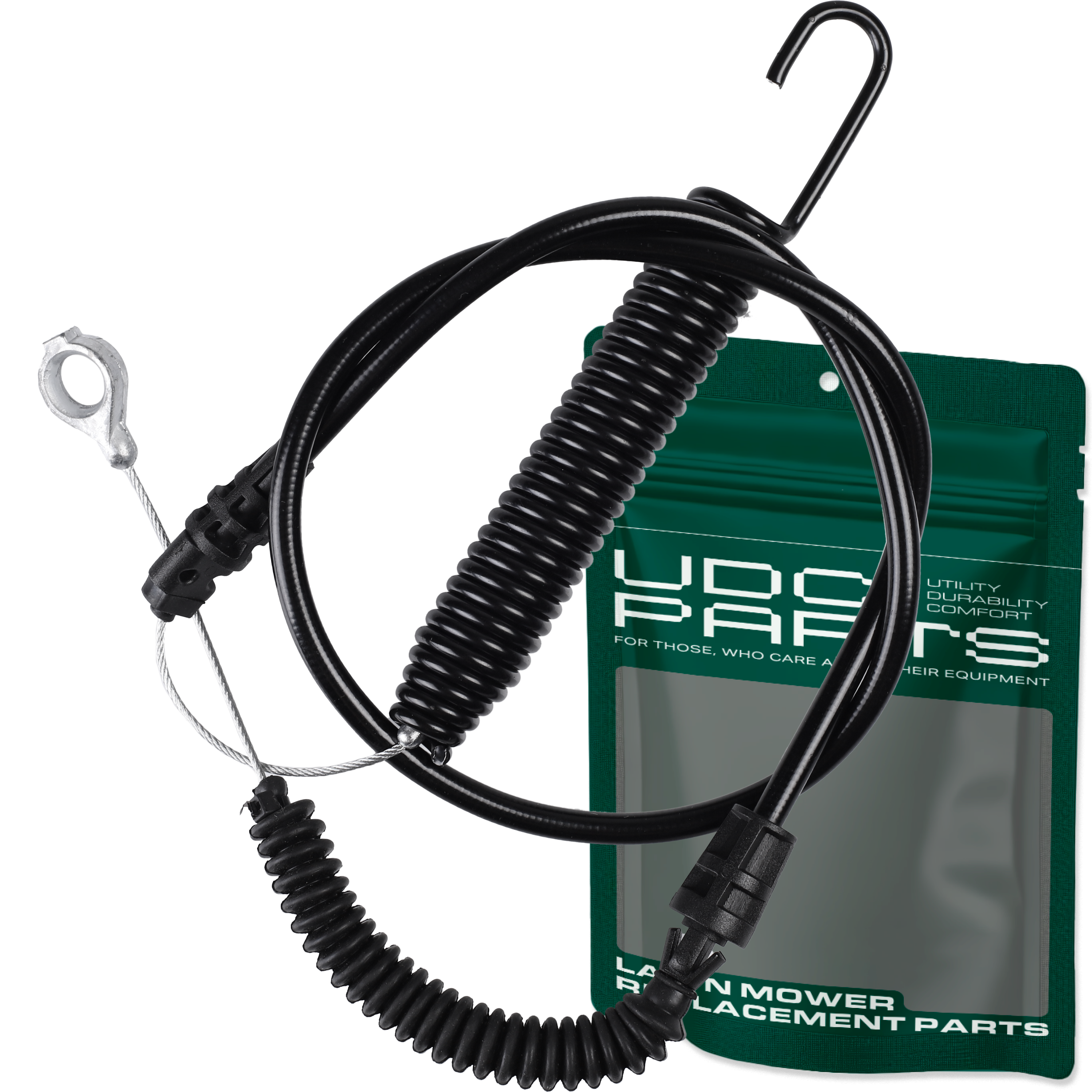 Murray Aftermarket Parts -  Stars-deals 946-05124A Clutch Cable for 32 inch MTD Craftsman Troy Bilt Murray Huskee Deck Engagement Cable 746-05124 946-05124 746-05124A TB42 TB46 Bronco Pony Horse LT4200 T1000 T1100