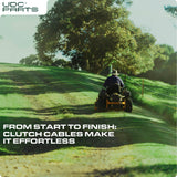  Stars-deals 946-05124A Clutch Cable for 32 inch MTD Craftsman Troy Bilt Murray Huskee Deck Engagement Cable 746-05124 946-05124 746-05124A TB42 TB46 Bronco Pony Horse LT4200 T1000 T1100