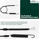  Stars-deals 946-05124A Clutch Cable for 32 inch MTD Craftsman Troy Bilt Murray Huskee Deck Engagement Cable 746-05124 946-05124 746-05124A TB42 TB46 Bronco Pony Horse LT4200 T1000 T1100