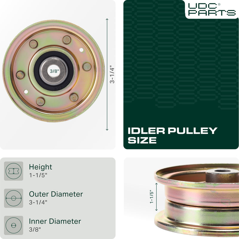 Stars-deals 756-04224 Idler Pulley for MTD Cub Cadet 756-0981A 756-0981 756-0981B 956-0981 GT2150 GT5024 GT5025