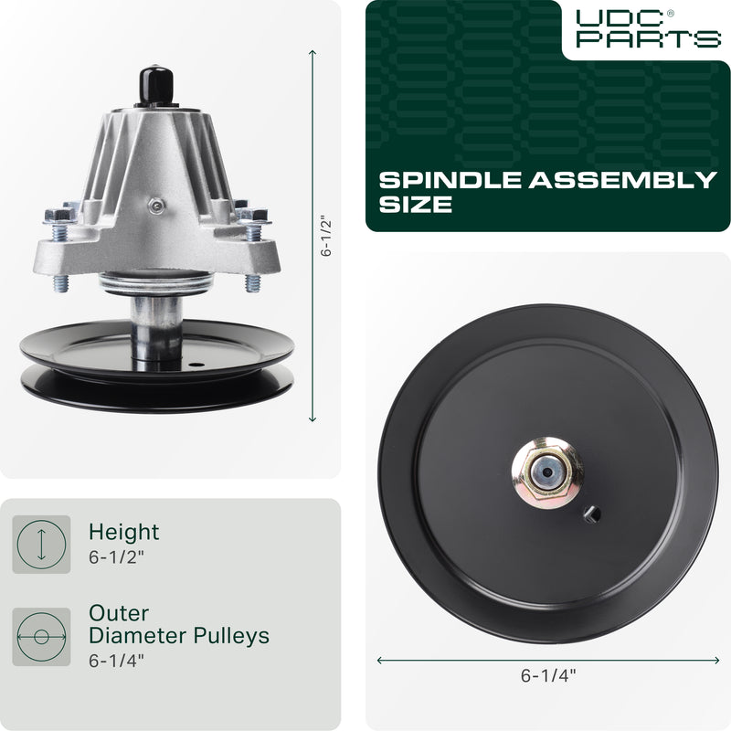  Stars-deals 918-06977A Spindle Assembly / 46 inch deck / for MTD 490-130-C014 618-06977A 618-06977 Cub Cadet LT46 LX46 Craftsman 20442 Pro Lawn Tractor