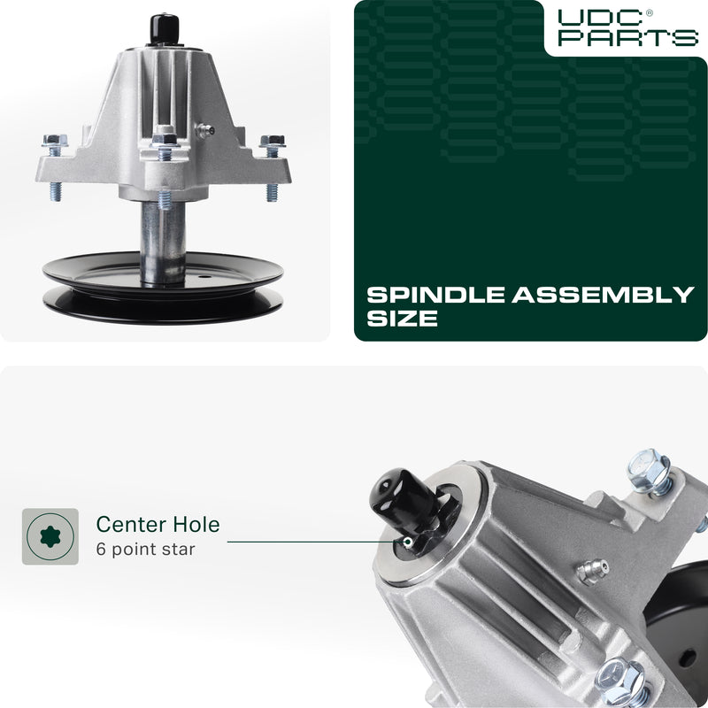  Stars-deals 918-06991 Spindle Assembly / 42 inch deck/for MTD Cub Cadet 618-06991 T1000 T1200 T1400 T1800