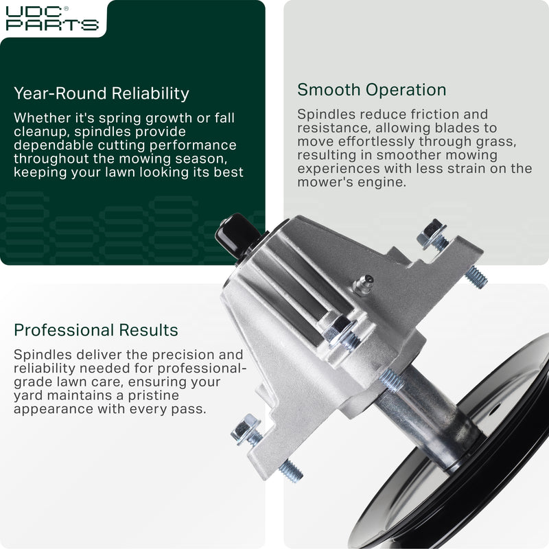  Stars-deals 918-06991 Spindle Assembly / 42 inch deck/for MTD Cub Cadet 618-06991 T1000 T1200 T1400 T1800