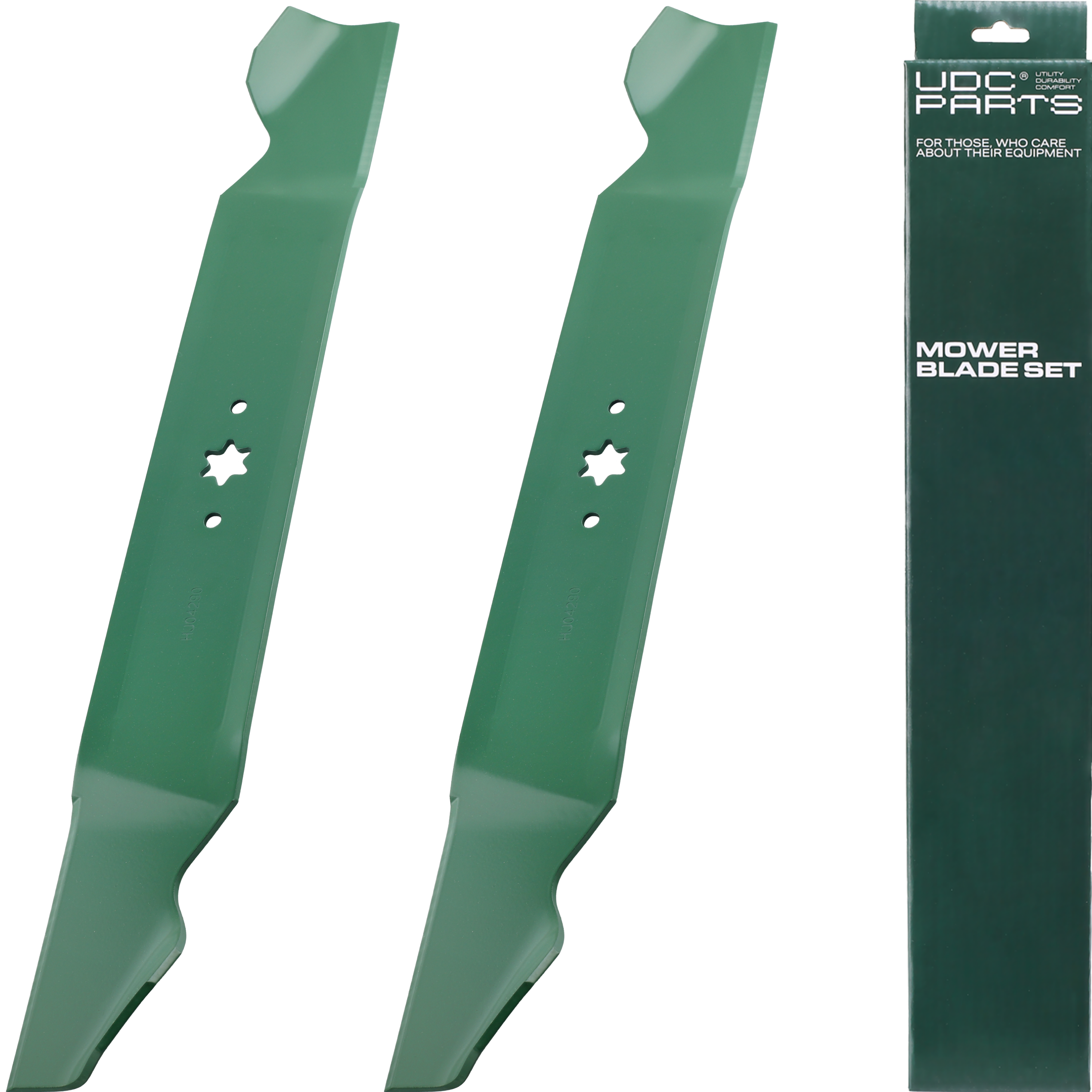 Murray Aftermarket Parts -  Stars-deals 942-04244A Mulching Mower Blades 6 Point Star for Cub Cadet 46 Inch XT1 LT46 LTX 1045 LTX1046 RZT-L46 XT2 942-04290A 942-04290 Troy Bilt 942-04244 Craftsman T140 T240 MTD 742-04290 / 2 Pack