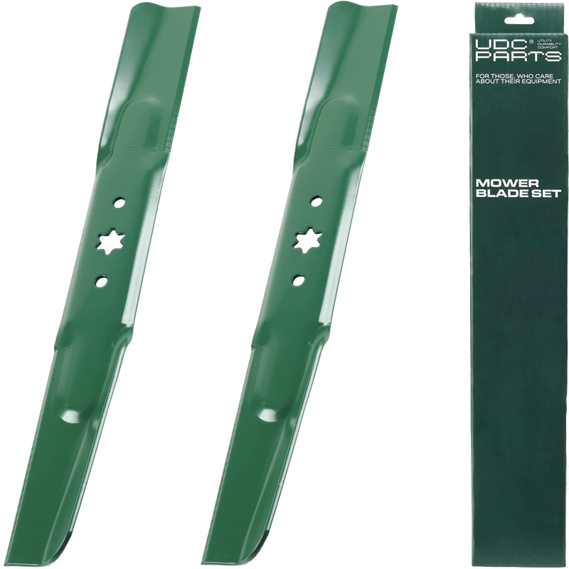 Stars-deals 942-04308 Lawn Mower Blades 6 Point Star for Cub Cadet 42 inch 942-04308A 942-04308-X Craftsman T110 Troy Bilt Pony MTD Replaces OEM no. 942-04312 XT1 LT42 LTX1040 Bronco /High Lift /2 Pack