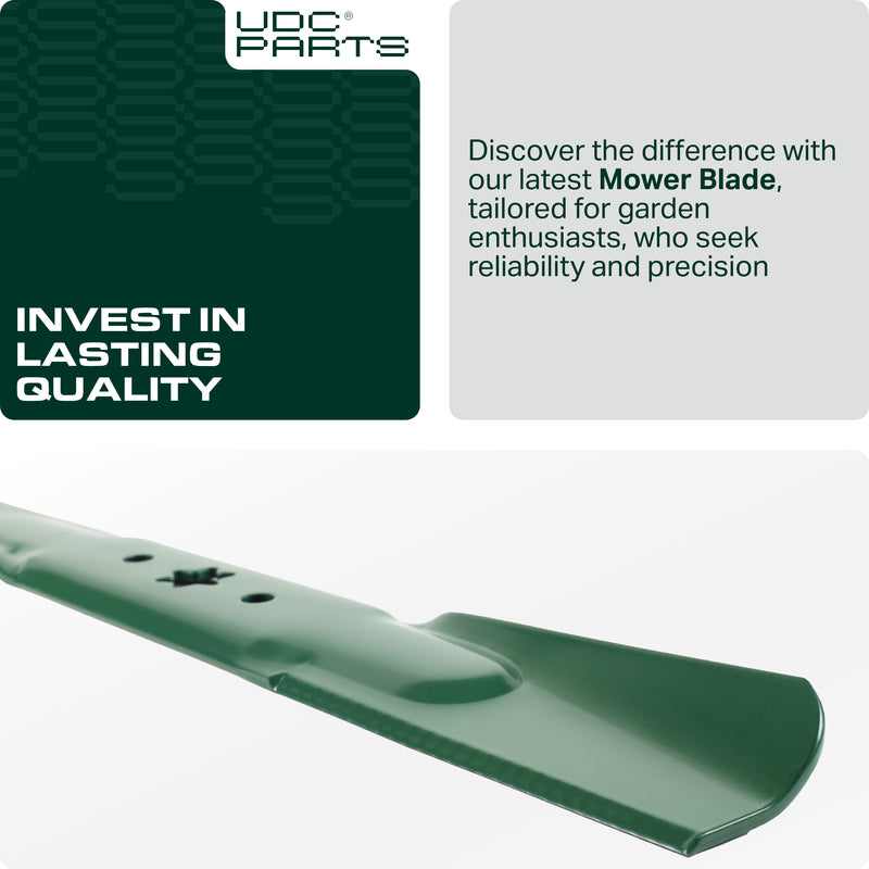  Stars-deals 942-04308 Lawn Mower Blades 6 Point Star for Cub Cadet 42 inch 942-04308A 942-04308-X Craftsman T110 Troy Bilt Pony MTD Replaces OEM no. 942-04312 XT1 LT42 LTX1040 Bronco /High Lift /2 Pack