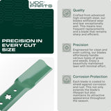  Stars-deals Mower Blades 6 Point Star for Cub Cadet Ultima ZT1 54 Inch 942-05056A Craftsman Z560 T310 Z6900 Troy Bilt Mustang XT1 XT2 ZT2 RZT L54 / Replaces OEM no. 942-05056 742-05056 742-05056A/3 Pack