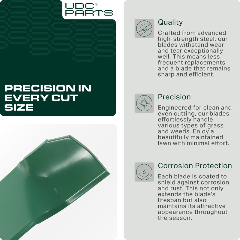  Stars-deals 942-0610A Mulching Blades for Cub Cadet Yard Machines MTD Bolens Troy Bilt Huskee LT3800 Murray M115-38 38 Inch Replaces OEM no. 742-0610 742-0610A 7420610 942-0610 GW-7420610 33020 / 2 Pack