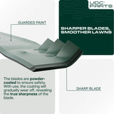  Stars-deals 942-04308 Lawn Mower Blades 6 Point Star for Cub Cadet 42 inch 942-04308A 942-04308-X Craftsman T110 Troy Bilt Pony MTD Replaces OEM no. 942-04312 XT1 LT42 LTX1040 Bronco /High Lift /2 Pack