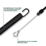  Stars-deals 946-04092 Clutch Cable for 46 inch MTD Troy-Bilt 746-04092 Toro 112-0504 LX420 LX425 LX460 Lawn Mowers