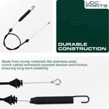  Stars-deals 946-04092 Clutch Cable for 46 inch MTD Troy-Bilt 746-04092 Toro 112-0504 LX420 LX425 LX460 Lawn Mowers
