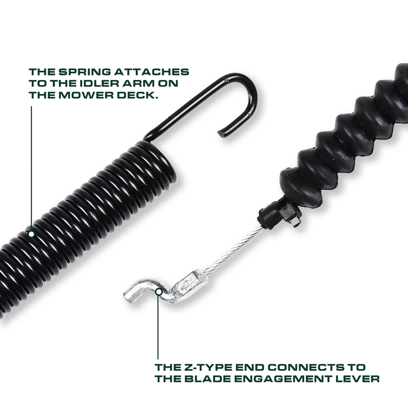  Stars-deals 946-04618C Deck Engagement Clutch Cable for 61 inch MTD Troy Bilt Cub Cadet 946-04618B 746-04618B 946-04618A 746-04618A 746-04618 1040 1045 LTX1040 LTX1042 LTX1045