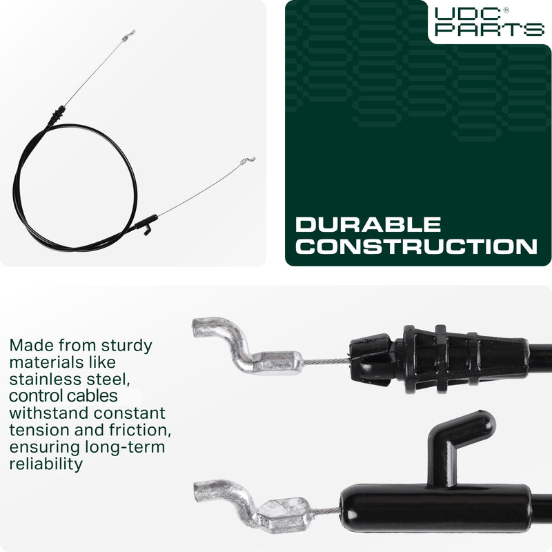  Stars-deals 746-04661A Clutch Cable for 51 inch MTD Craftsman Troy Bilt Yard Machines 946-04661 746-04661 946-04661A TB100 TB110 TB115 TB120 Lawn Mowers